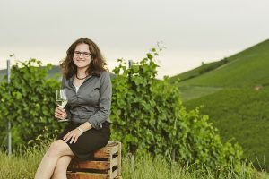 Kellermeisterin Claudia Rieß von den Winzern vom Weinsberger Tal