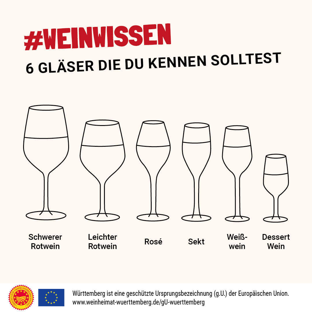 Welches Weinglas für welchen Wein?