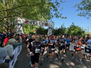 Start beim Trollinger Marathon 2025 in Heilbronn