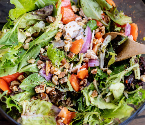 Rezept Brotsalat mit Alblinsen