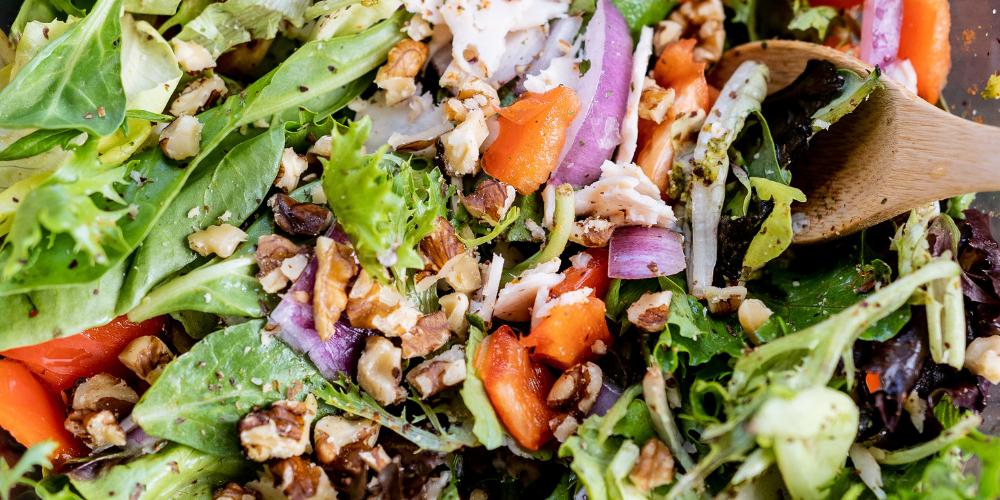 Rezept Brotsalat mit Alblinsen