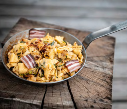 Rezept Krautfleckerl Pfanne